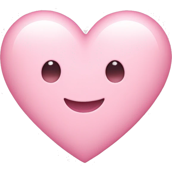 light pink heart emoji emoji
