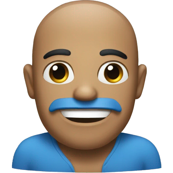 Blue bage   emoji