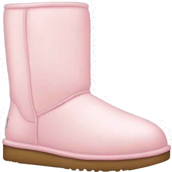 light pink uggs emoji