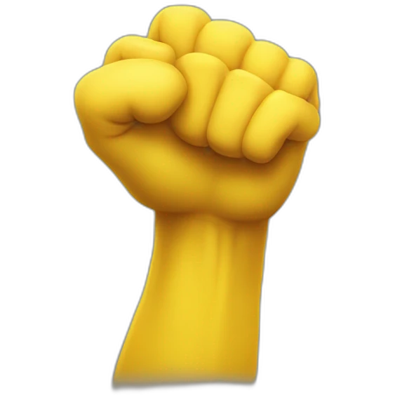 Biceps yellow arm emoji