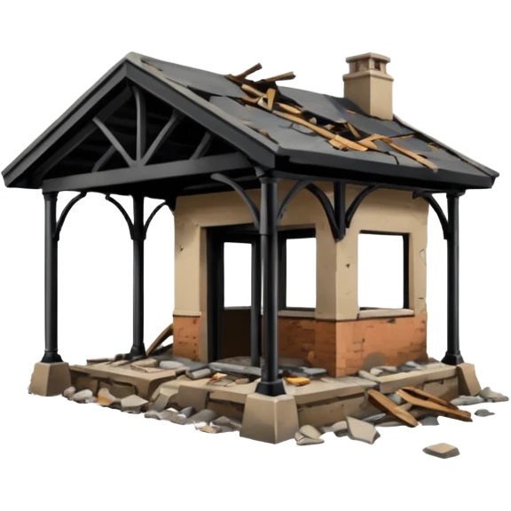 разрушеный вокзал emoji