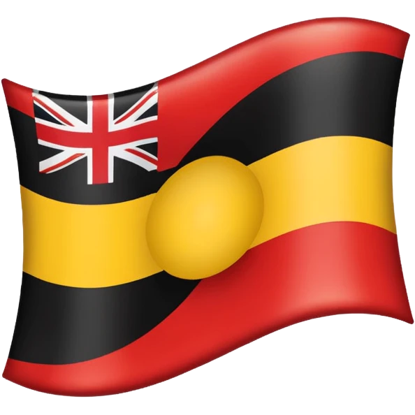 Australian aboriginal flag emoji