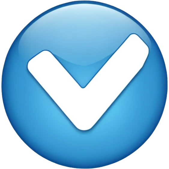 Verificado azul emoji