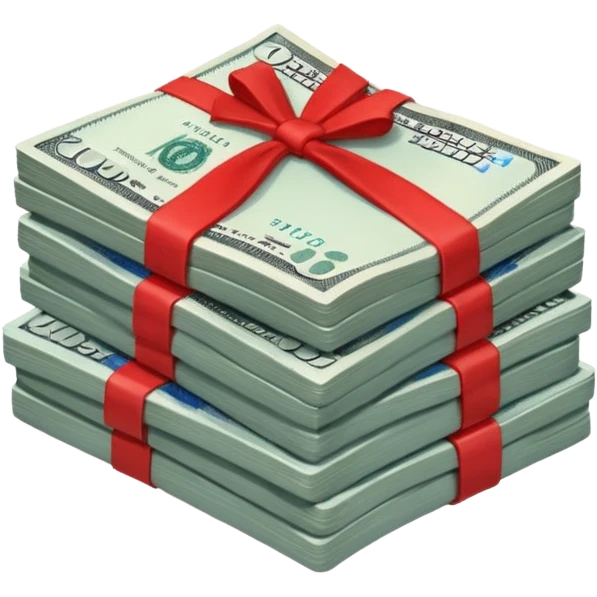 money blue (#00A3E0) and red (#F9423A) emoji