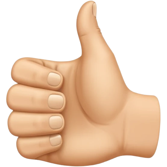 thumbs up hand emoji