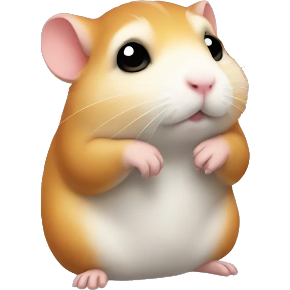 pensive hamster emoji