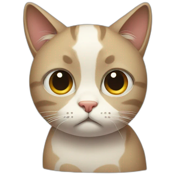 Sad cat emoji
