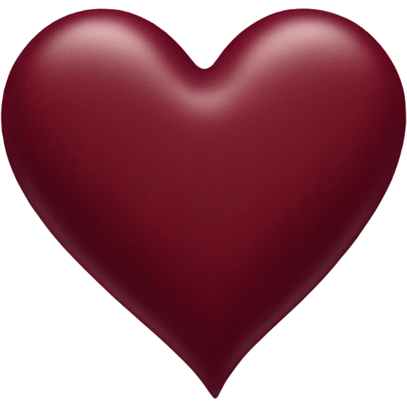 Maroon heart emoji