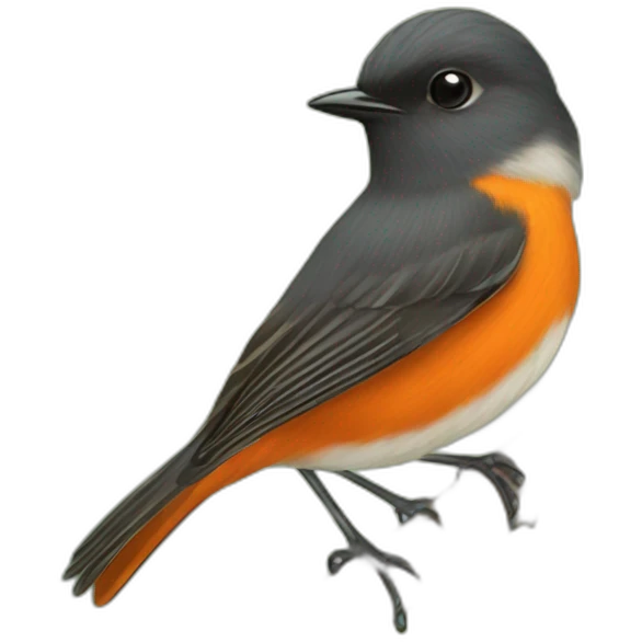 Daurian redstart emoji