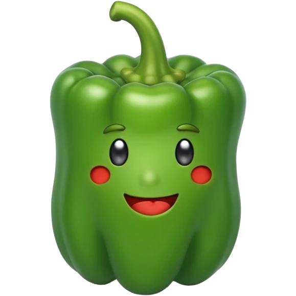 green Bell Peppers
 emoji