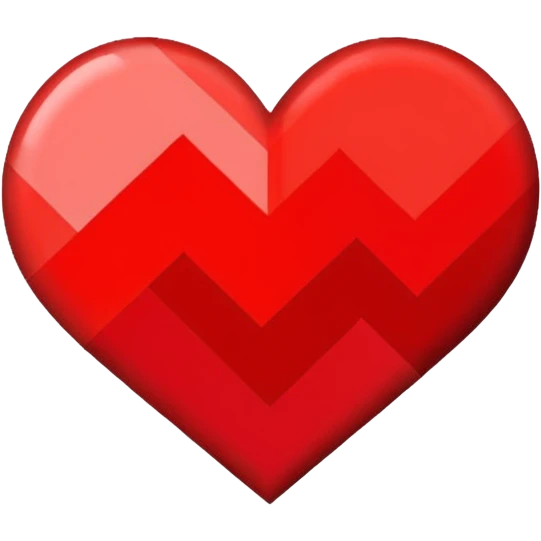 Coração pixelado emoji