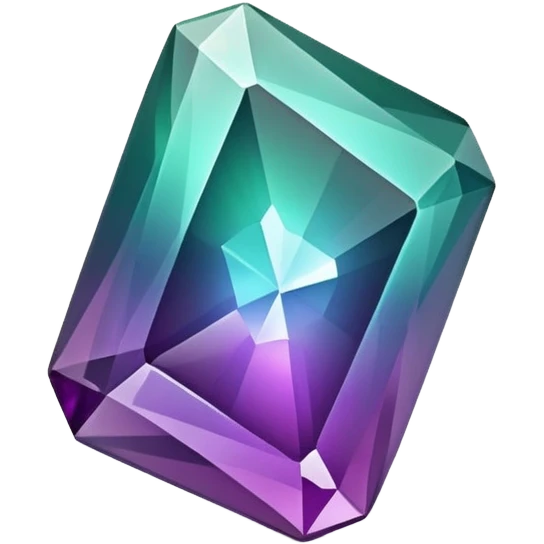 Alexandrite shaped Youtube play button emoji