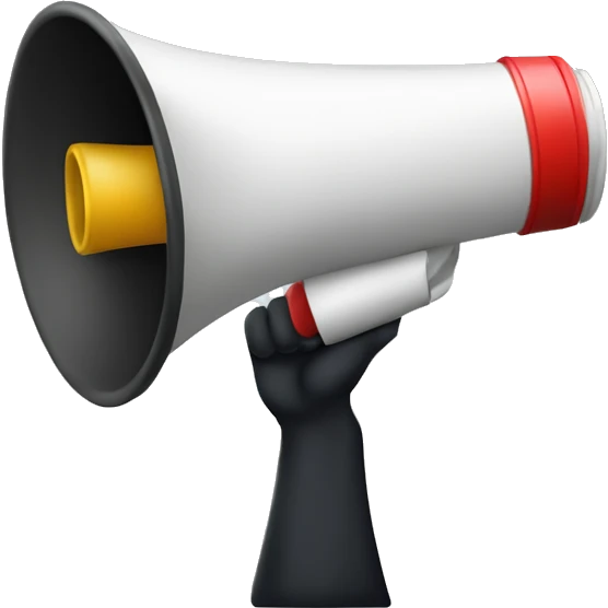 human megaphone emoji
