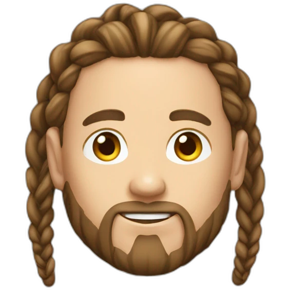 Kllevin Punter with braids basketball emoji