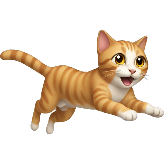 cat flying emoji