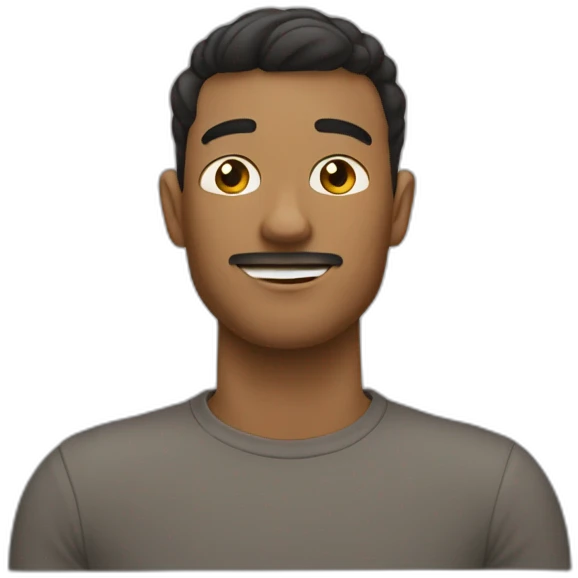 Main avec un doigts baissé emoji