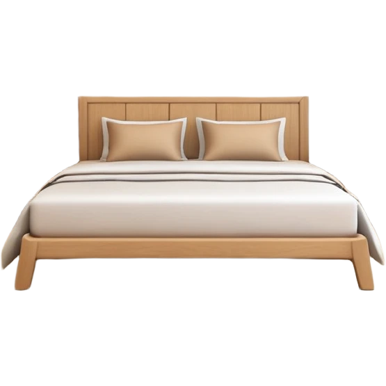 Realistic bedroom neutral color emoji