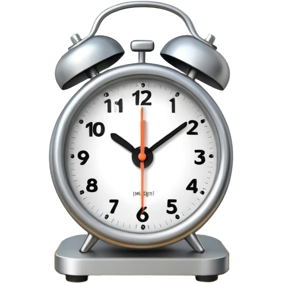 ringing alarm clock on the nightstand emoji