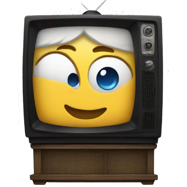 Back of a TV emoji