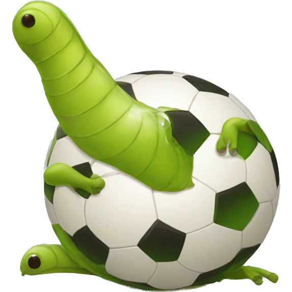 Slug soccer emoji