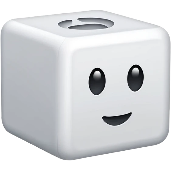 white box 3d emoji