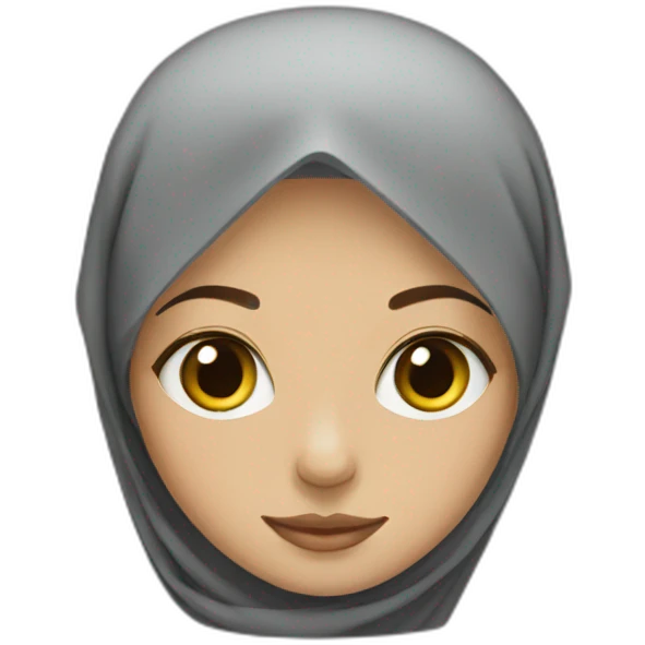 Hijab girl emoji