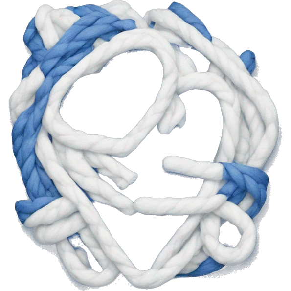 mending heart blue and white emoji