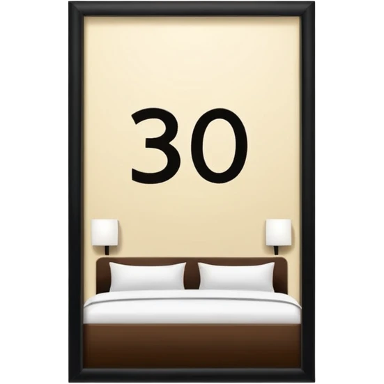 hotel room number 三百九 in Japanese emoji