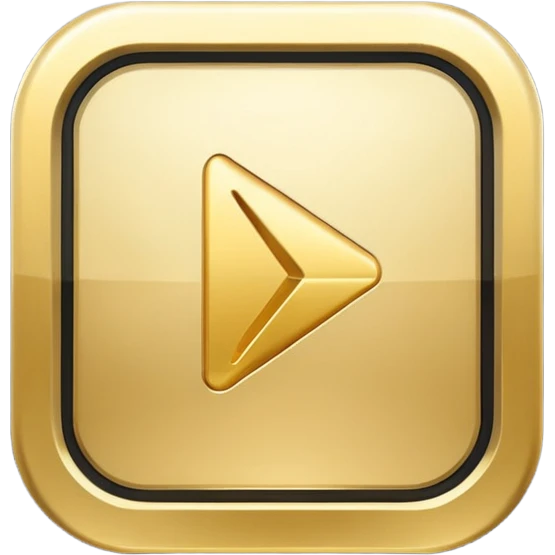 golden play button emoji emoji