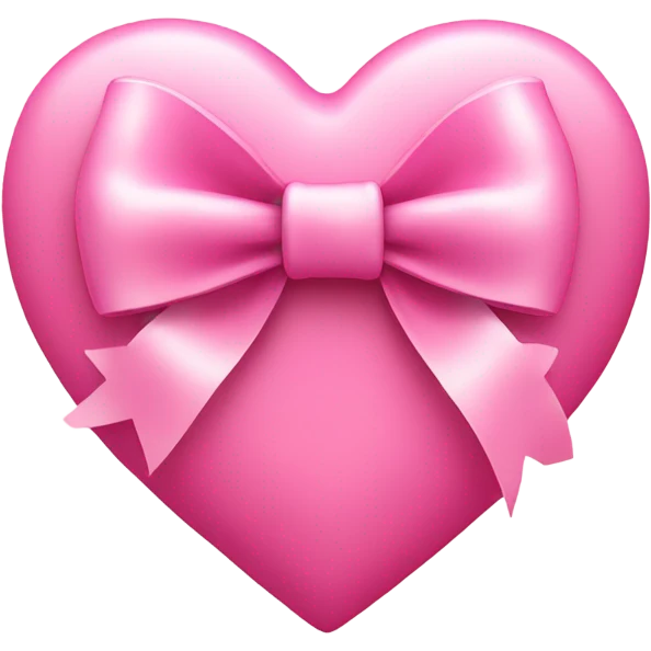 pink Heart with bow emoji