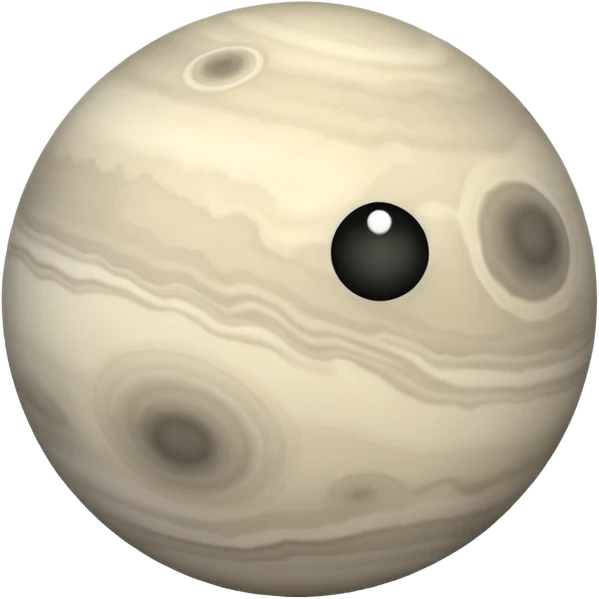 Venus planet emoji, pale grey sphere, hazy soft blurred texture, simple and round, no text emoji