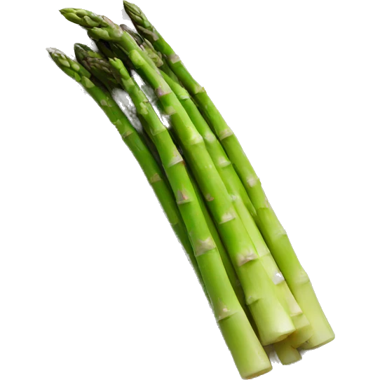 Asparagus on a plate emoji