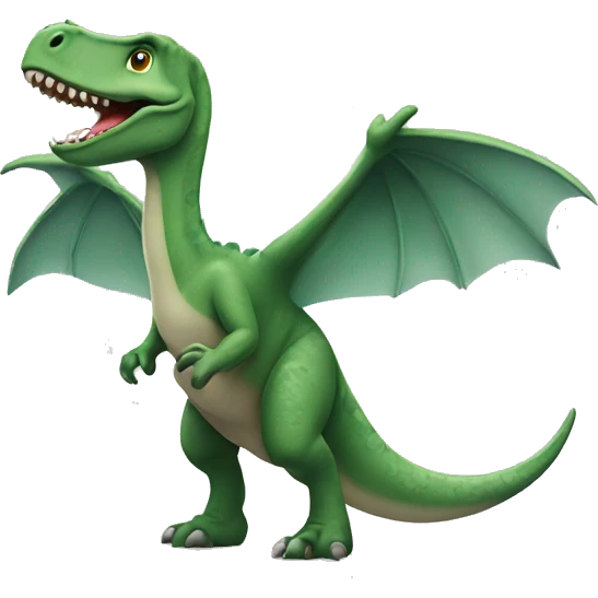 Dinosaurio con alas emoji