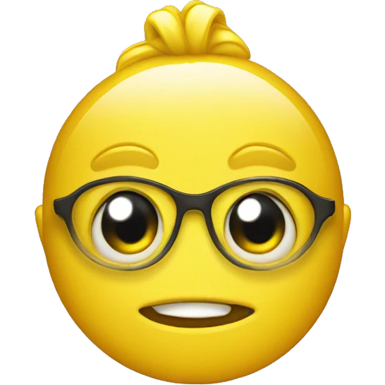 yellow with shoes and eyes emoji