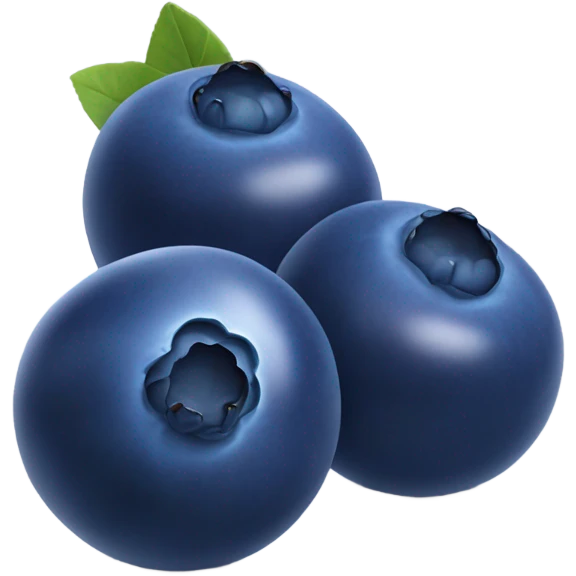 3 Blueberries  emoji