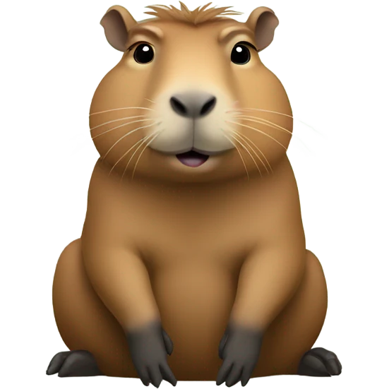 Capybara thinking  emoji