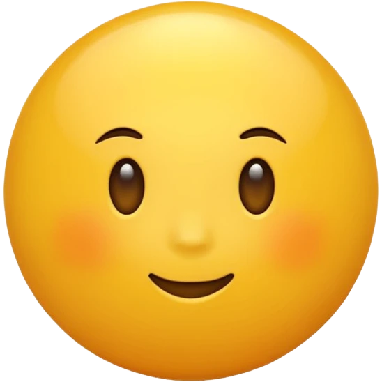 sun-yellow sphere. emoji