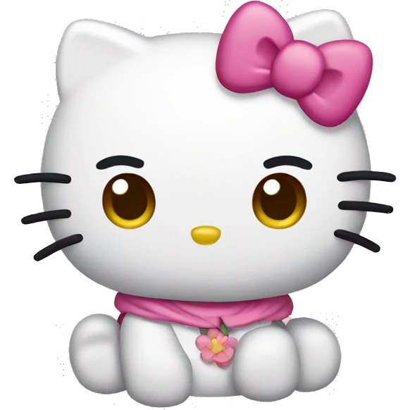 Hello kitty emoji