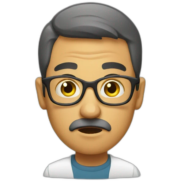 Miserable tutor emoji