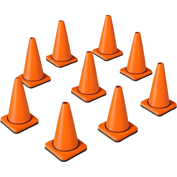 Cone markers
 emoji