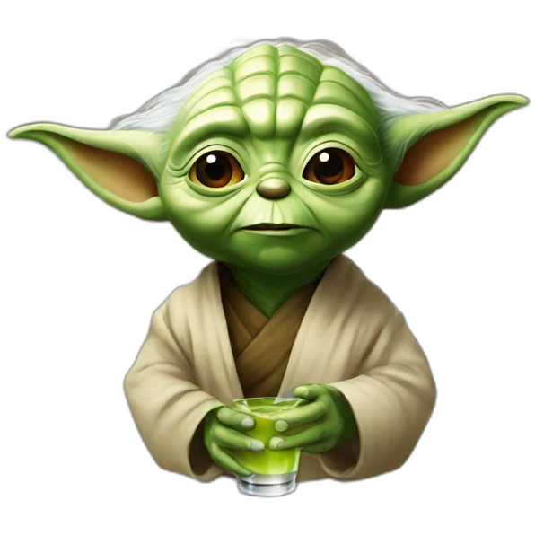 Yoda drink doda emoji