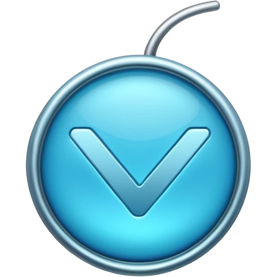 A blue tick used in instagram emoji