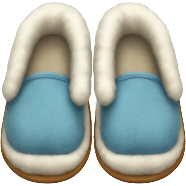cozy slippers emoji