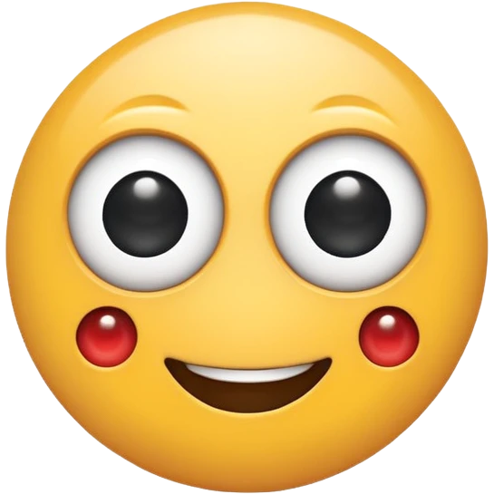 Cute plus sign with googly eyes emoji