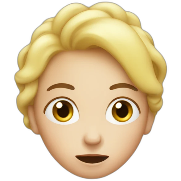 farting woman emoji