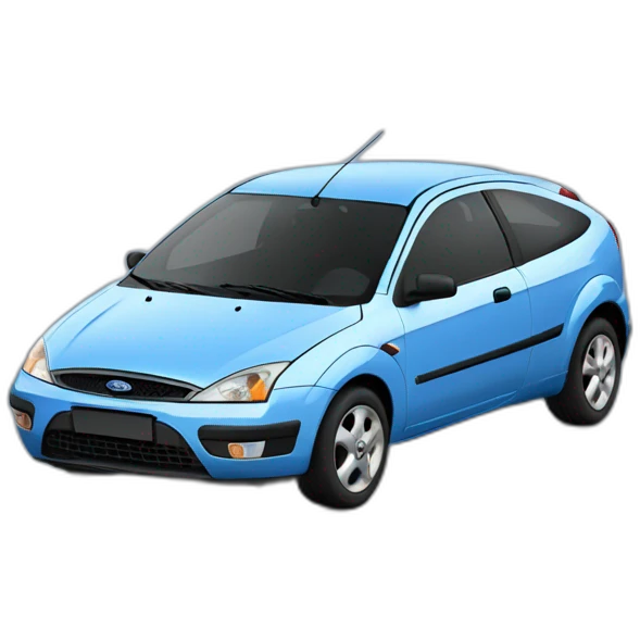 ford focus 1999 blue emoji