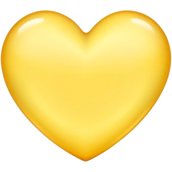light yellow heart emoji