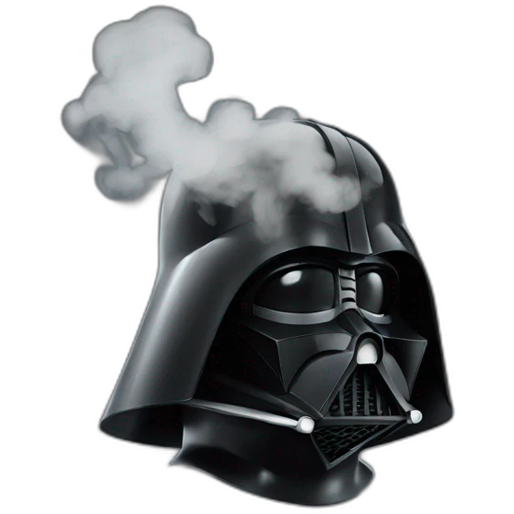 Darth vader smoke emoji