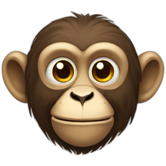 Macaco com vergonha emoji