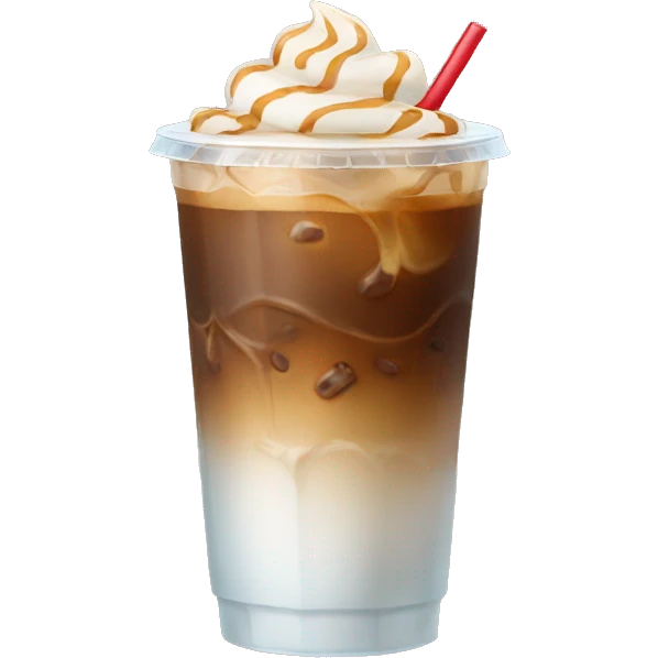Iced coffee emoji
